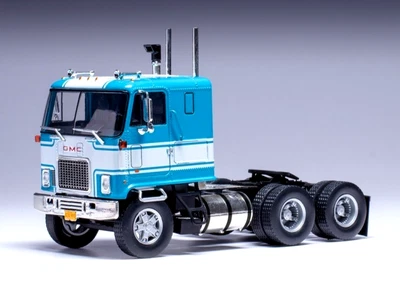 IXO DIECAST 1/43 1970 GMC ASTRO 95 TRUCK/CAB/TRACTOR IN BLUE & WHITE TR213 - Image 1 of 3