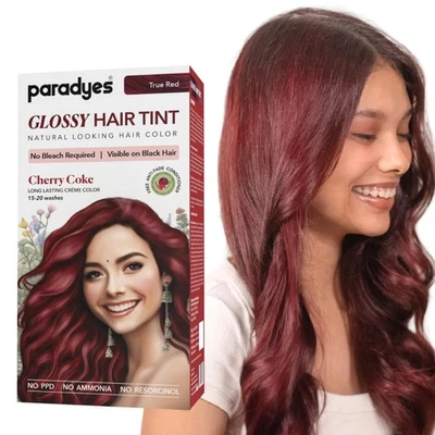 Paradyes Glossy Hair Tint, Cherry Coke Color 160gm - Image 1 of 4