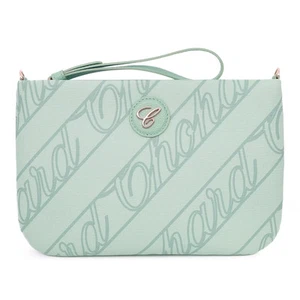 Chopard Chopardissimo Mint Green Canvas Mini Pouch 95000-1215 - Picture 1 of 5