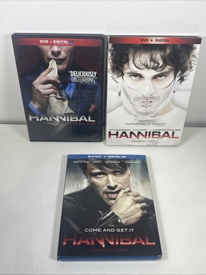 Hannibal: Complete Series (DVD/Blu-Ray) 2013-2015 Seasons 1, 2, 3 Hugh Dancy - Image 1 of 2