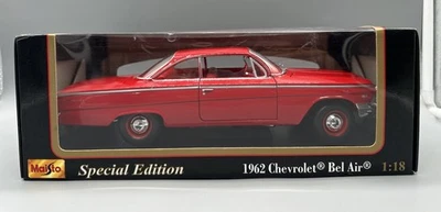 Chevrolet Bel Air 1962 MAISTO 31641 Die Cast Metal escala 1/18 Foto 1 de 4