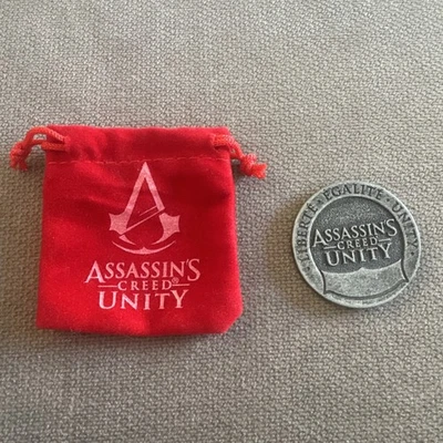 Assassin's Creed Unity Coin with original Velvet Pouch, Loot Crate Nov. 2014 EXC - Image 1 of 2