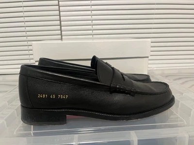Common Project Loafers, Black, Size 45 (12 US Men), Excellent Condition - Image 1 of 4