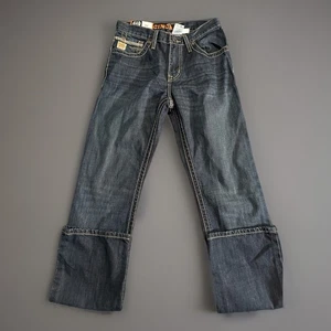 Cinch Ian Jeans Uomo 28/36 Stivaletto Slim Taglio Medio Vita Etichetta Bianca (Nuovo con etichette) Lavaggio Scuro - Foto 1 di 9