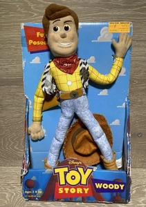 Vintage 1996 Hasbro Disney Pixar Toy Story Woody Poseable Doll 27138 Neu Toys r Us - Bild 1 von 10