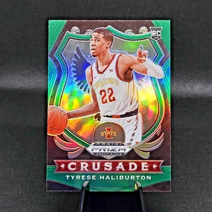 2020 Panini Prizm Draft Picks Crusade SP Green Prizm TYRESE HALIBURTON #90 RC - Bild 1 von 3