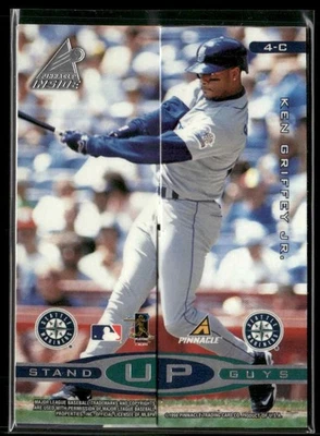 1998 Pinnacle Inside #25-C 25-D Ken Griffey Jr. Stand Up Guys - Image 1 of 2