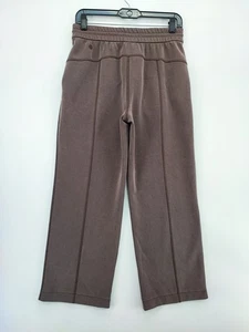 Lululemon Softstreme Damenhose hoher Bund gerades Bein kurz geschnitten braun Größe 6 - Bild 1 von 7