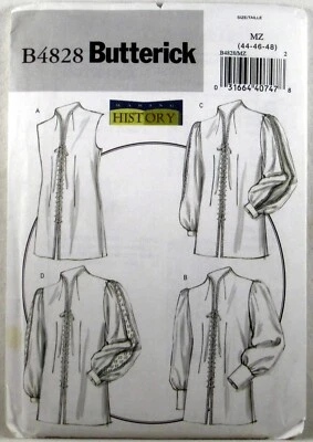 BUTTERICK PATTERN B4828 UNCUT Men's Renaissance Doublet Costume SIZE: 44 46 48 - Image 1 of 2