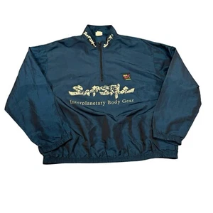 Vintage Surf Style Body Gear Iridescent Windbreaker Jacket Blue Beach OSFA USA - Picture 1 of 13