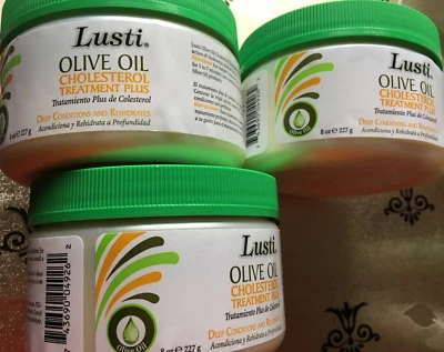ACEITE DE OLIVA LUSTI TRATAMIENTO COLESTEROL MÁS CONDICIONES PROFUNDAS Y REHIDRATA (LOTE 8) Foto 1 de 3