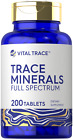 Trace Minerals | 200 Tablets | Non-GMO & Gluten Free | by Vital Trace
