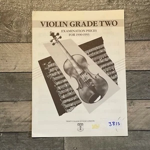 Trinity College Violin GRADE 2 Examination Pieces for 1990 - 1993 Sheet Music - Picture 1 of 10