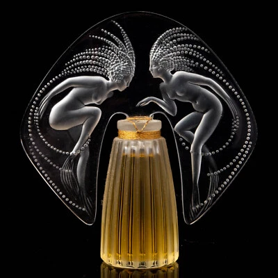 Lalique Ondines Parfum 1OZ Perfume Bottle Limited Edition Vintage Glass NEW - Image 1 of 4
