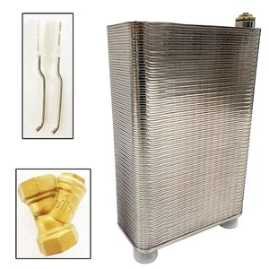 100 Layer Household Stainless Steel Layer Radiator Brazed Plate Heat Exchanger - Picture 1 of 18