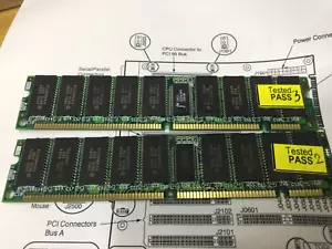 SUN 256MB =2x 128Mb Memory, for AXI Motherboard 501-4559, === Test-PASS - Picture 1 of 3