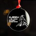 Personalised Star Wars Christmas Tree Bauble Decoration Funny Keepsake Gift Idea