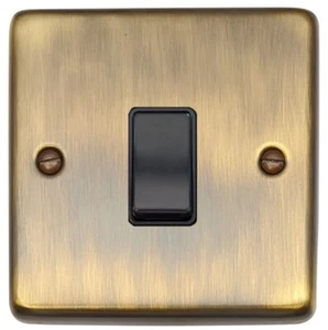 G&H Standard Plate Antique Brass CABB Light Switches, Plug Sockets, Dimmers, USB - Picture 1 of 46