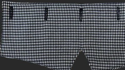 Shadbelly Points Damas Pata de Gallo Charleston con DORADO Tallas S M L XLNUEVO en paquete Foto 1 de 4