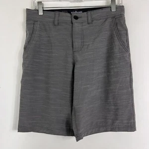 Urban Pipeline Swim Shorts Youth Boys Size 12 Husky Flat Front Gray Bermuda - Picture 1 of 12