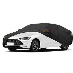 Waterproof Full Sedan Car Cover Outdoor Wind Snow Rain Dust Protection 165 inch - Picture 1 of 21