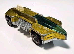 Vintage Hot Wheels Redline Yellow w/Brown Interior What-4 1/64 Diecast - Picture 1 of 10