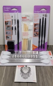 Lot Of 5 New Clay Tools - Picture 1 of 6