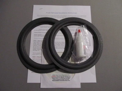 Advent Prodigy,  Graduate, Futura,  8" Foam Surround Woofer Speaker Repair Kit - Image 1 of 3