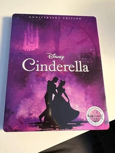 Disney Animated Cinderella - Bluray/DVD - No Digital - Limited Ed Steelbook - Picture 1 of 3