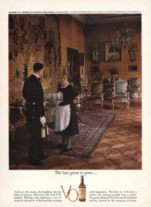 1961 Seagrams VO Whisky: Last Guest Is Gone Vintage Print Ad - Picture 1 of 1