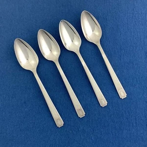 Juego de 4 cucharaditas de plata comunitaria patrón Noblesse de Oneida década de 1930 - Imagen 1 de 1