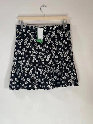 Papaya Black Daisy Skirt Size 12 Brand New With Tags Cottagecore Floral Summer - Image 1 of 4