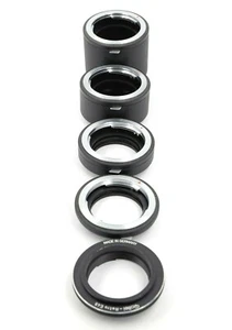 Rollei Extension Tube Set fpr SL35: 7.5mm, 15mm, 30mm, 50mm + Reversing Ring - Picture 1 of 7