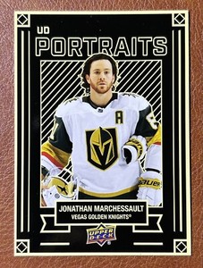 2022-23 Upper Deck S1 UD Portraits #P-6 Jonathan Marchessault Vegas