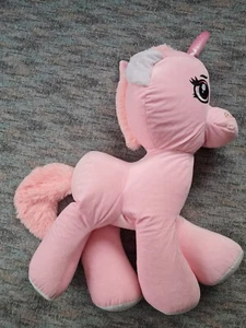 XXL Einhorn 100cm 1m Rosa Pferd Mädchen Plüschtier Kuscheltier riesig Mega groß - Bild 1 von 9