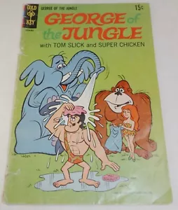 Rare First issue George of the Jungle #1 Comic Book 1968 Jay Ward Cartoon - Picture 1 of 10