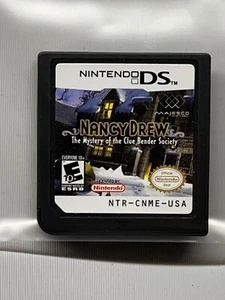 Carro Nancy Drew: Mystery Of The Clue Bender Society (Nintendo DS, 2008) solo 0394 - Imagen 1 de 1