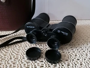 Sowjetisches Fernglas Tento БПЦ 10x50 mit Leder Tragetasche Made in USSR - Picture 1 of 14