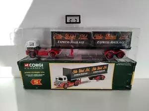CORGI 1:50 SCALE DIE CAST TRUCK14301 - FODEN S21 ARTIC TRAILER WITH 2 CONTAINERS - Picture 1 of 15