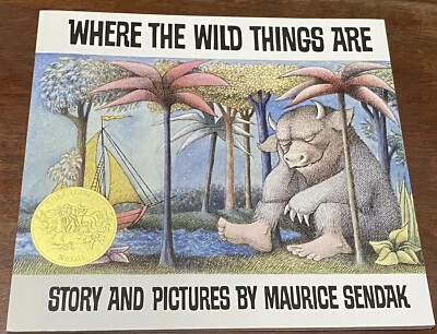 Where the Wild Things Are by Maurice Sendak, 25th Anniversary with Caldecott Med - Image 1 of 4