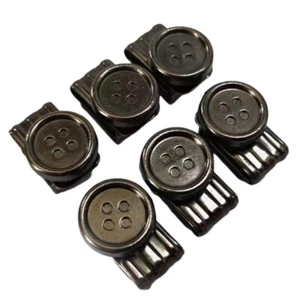 Side Release Buckles Clip Metal Adjust Buckles Suspender End Buckles Belt Clip - Picture 1 of 8
