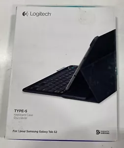 Logitech Type-S Keyboard Case For Samsung Galaxy Tab S2 - Picture 1 of 2