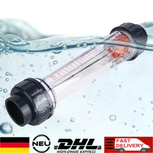 LZS-40(D) ABS-Kunststoffrohr Durchflussmesser Wasserdurchflussmesser 0,6-6m³/H - Bild 1 von 11