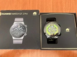 Huawei Watch GT 2 Pro 46mm Boîtier en Titane avec Bracelet en Cuir - Photo 1/6