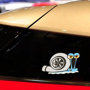 Turbo Snail Funny Car Sticker Styling Bumper Window Trunk Decal Decor Universal