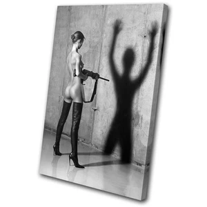 Erotic Sexy Female NUDES SINGLE CANVAS WALL ART Picture Print VA - Picture 1 of 1