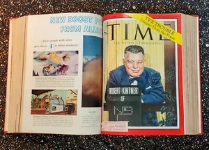 Time Bound Magazines Book, Volume 74 Part 2, Oct-Dec 1959, Hardcover - Picture 1 of 24