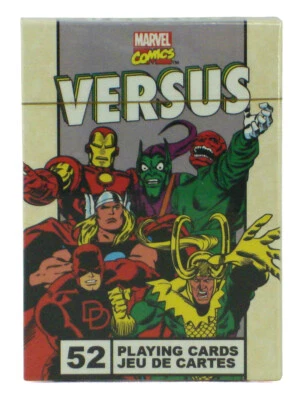 Marvel Versus 52 Card Playing Deck Cards Official Poker Silver Age Brand New - Image 1 of 3