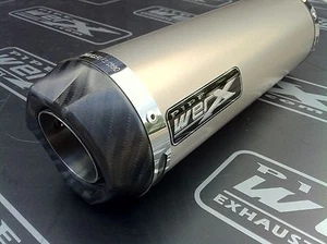 Suzuki GSX 600 F 1997 to 2006 Titanium GP,Carbon Outlet Stubby Race Exhaust Can - Picture 1 of 1