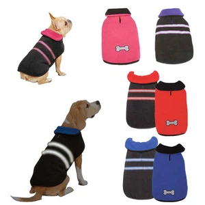 Zack & Zoey Warm Reflective Reversible Thermal Dog Jacket - Choose Size & Color - Picture 1 of 15